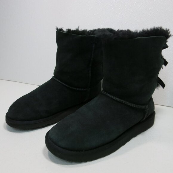 UGG Insulated Bailey Bow 1016225 Shoes Boots Australia Womens' Footwear Sz 7 - Picture 1 of 6